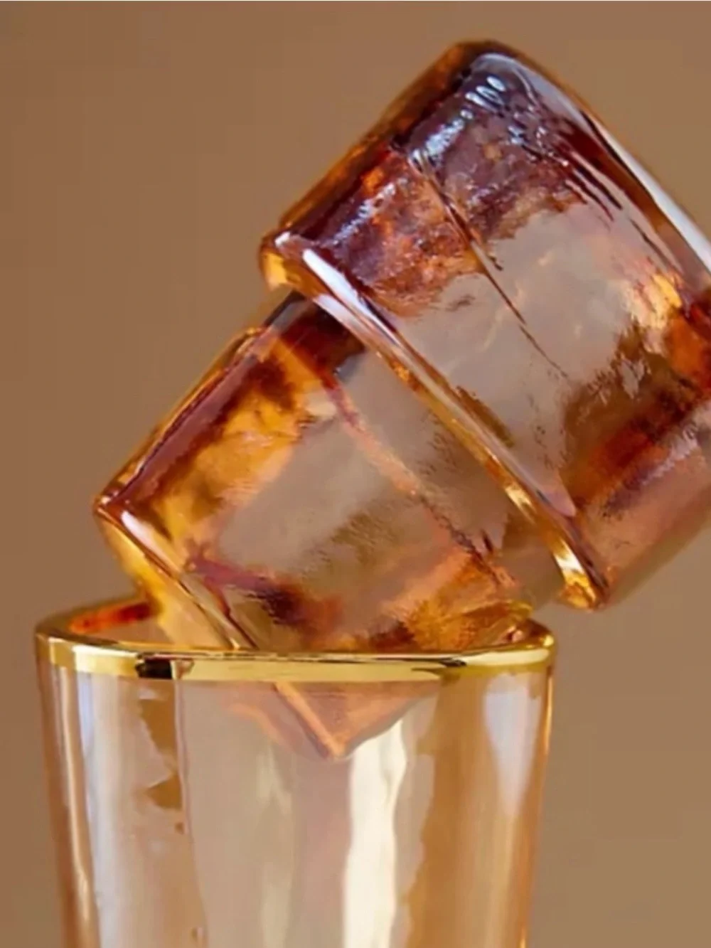 NEW! Anthropologie ZaZa Luster Decanter in Honey